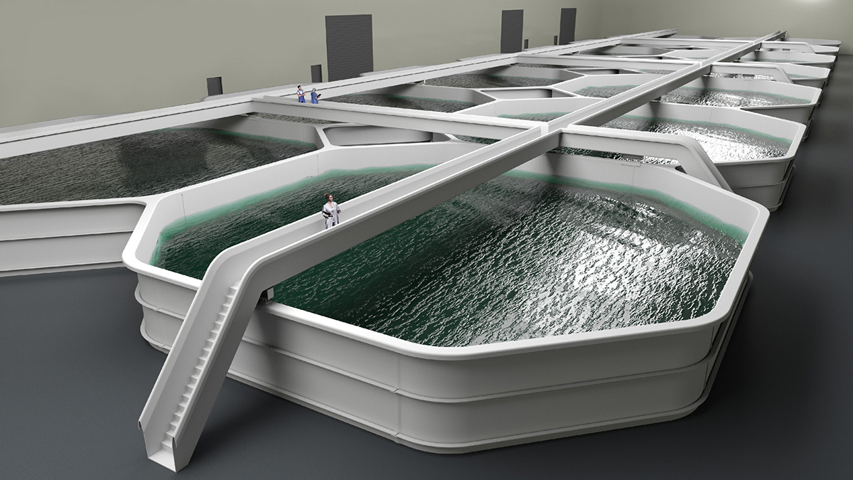 Circular fish rearing tank volume calculation - conceptsfiko